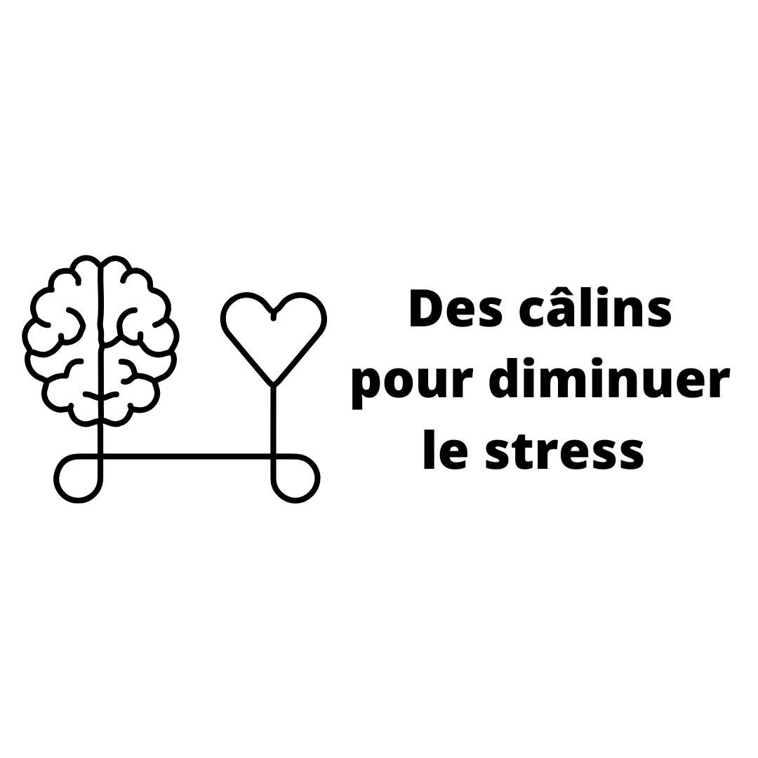 Des câlins pour diminuer le stress