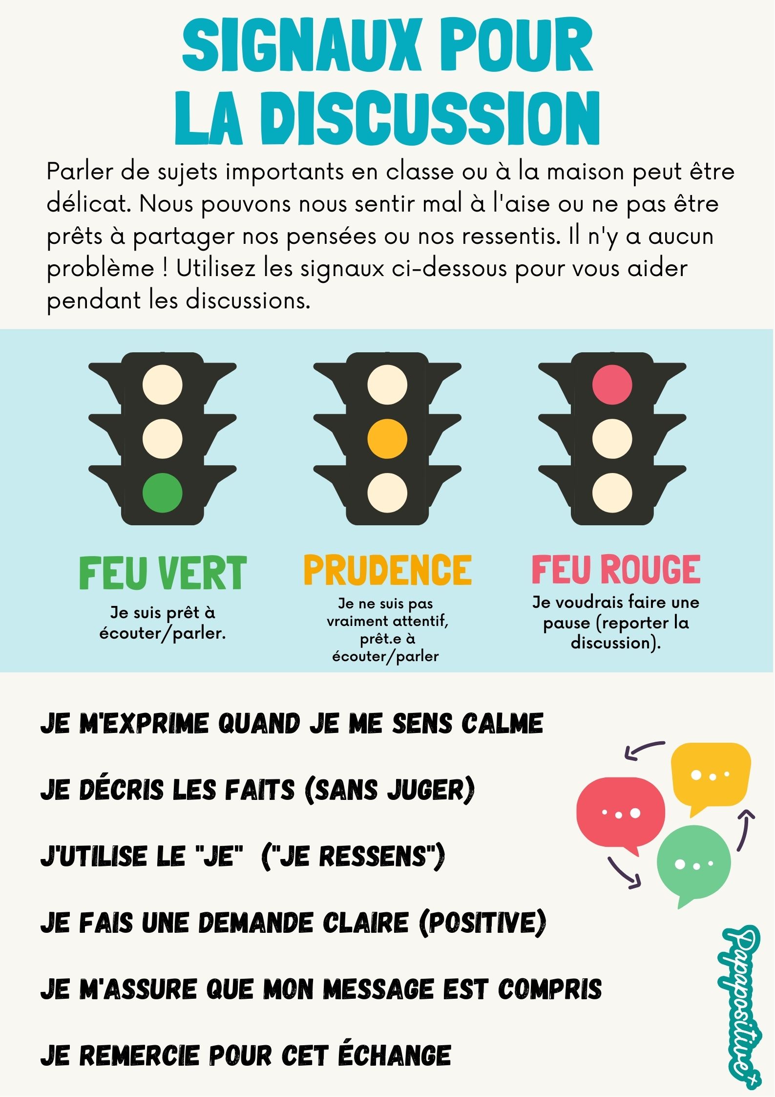 Favoriser le dialogue grâce aux signaux de discussion